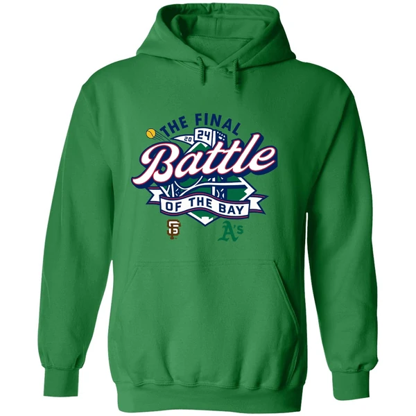 San Francisco Giants Vs Oakland Athletics The Final Battle Of The Bay Hoodie - Image 2
