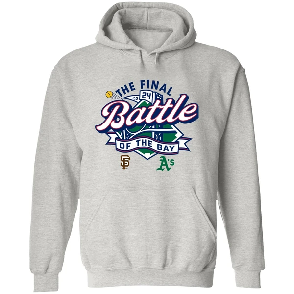 San Francisco Giants Vs Oakland Athletics The Final Battle Of The Bay Hoodie - Image 9