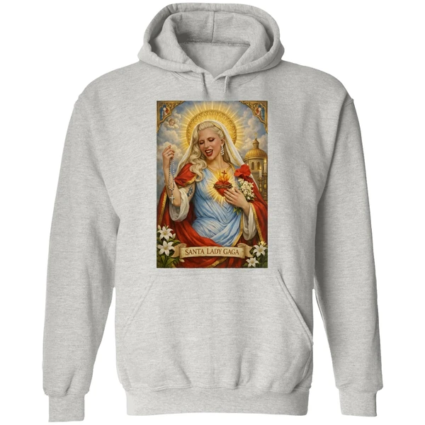 Santa Lady Gaga 2026 Hoodie - Image 9