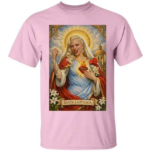 Santa Lady Gaga 2026 Shirt - Image 2