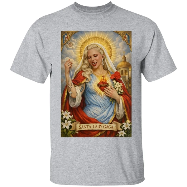 Santa Lady Gaga 2026 Shirt - Image 6