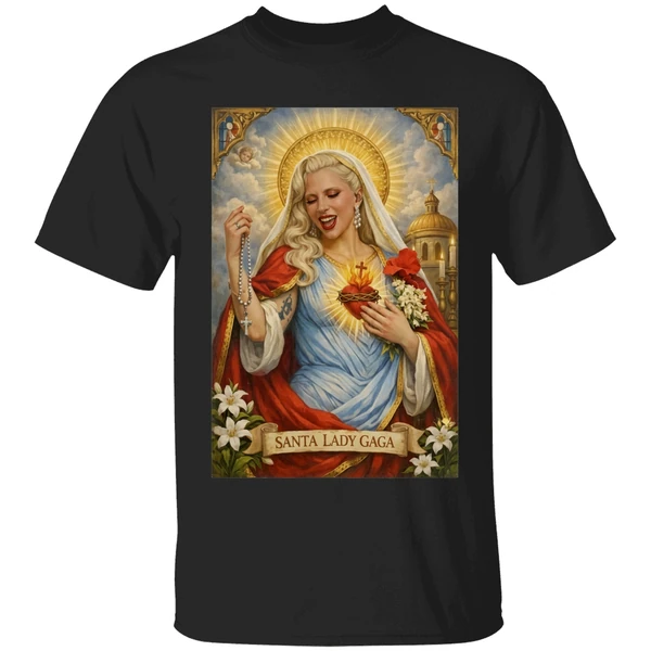 Santa Lady Gaga 2026 Shirt - Image 7