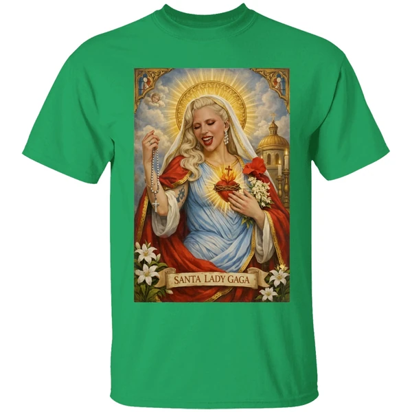 Santa Lady Gaga 2026 Shirt - Image 8