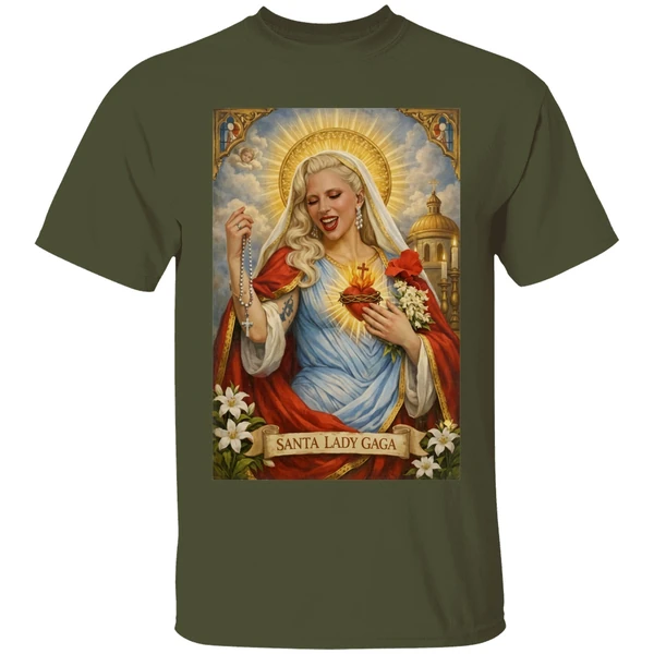 Santa Lady Gaga 2026 Shirt - Image 9