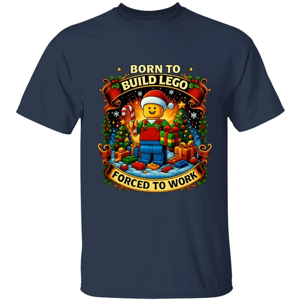 santa-lego-born-to-build-lego-forced-to-work-christmas-shirt-navy
