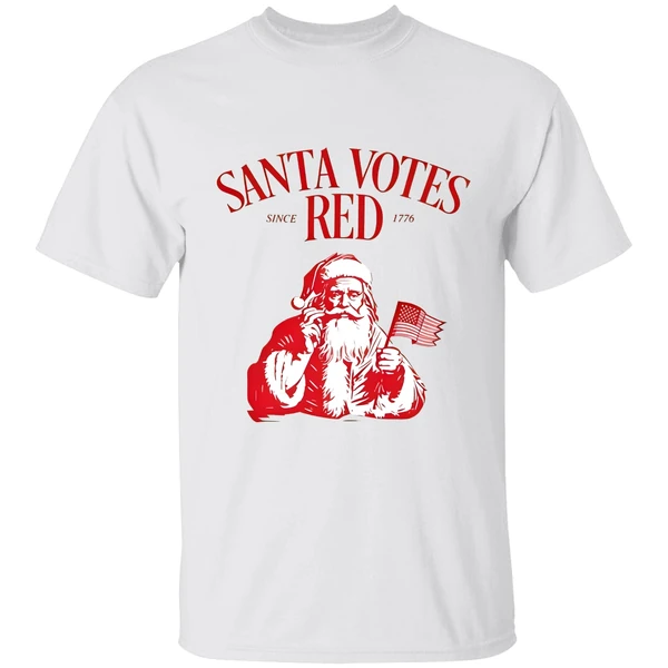 Santa Votes Red Since 1776 Christmas Shirt