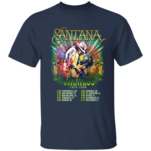 Santana Oneness Usa Tour 2026 Shirt - Image 5
