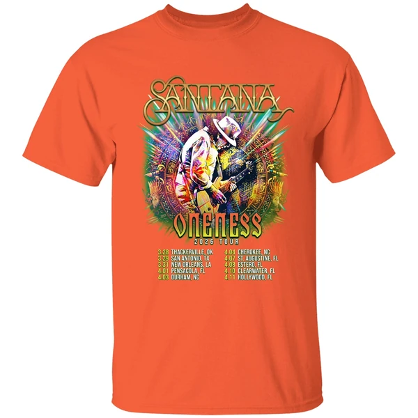 Santana Oneness Usa Tour 2026 Shirt - Image 6