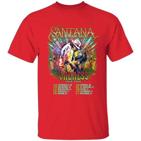 Santana Oneness Usa Tour 2026 Shirt - Image 7