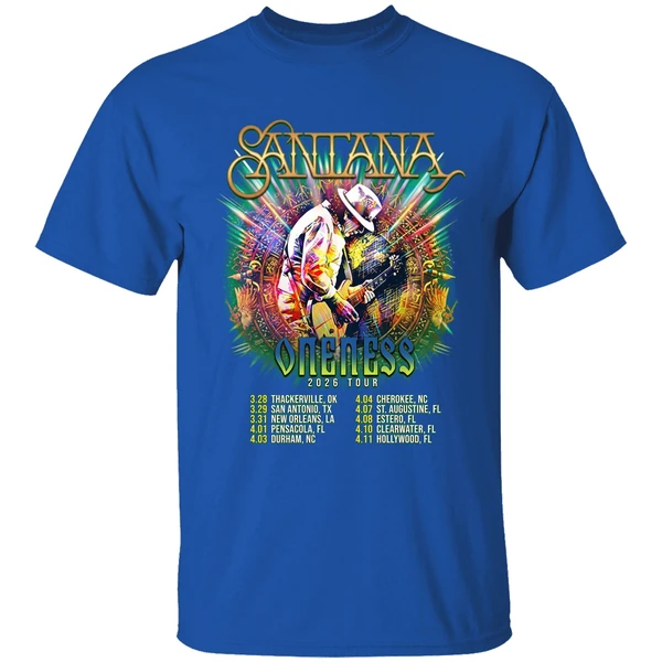 Santana Oneness Usa Tour 2026 Shirt - Image 8