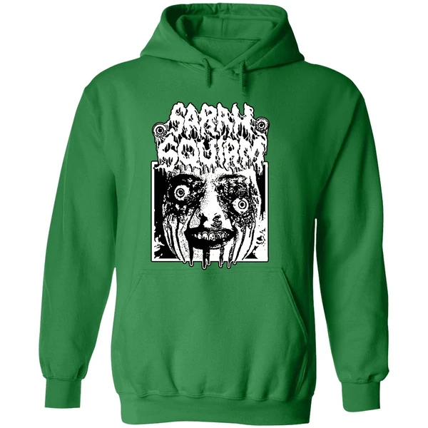 Sarah Squirm Metal Face Horror Hoodie - Image 2