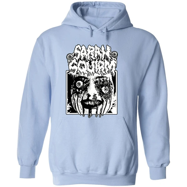 Sarah Squirm Metal Face Horror Hoodie - Image 4