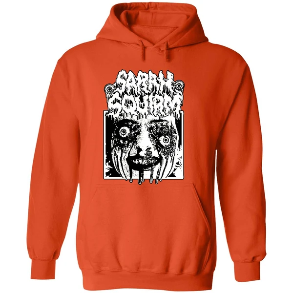 Sarah Squirm Metal Face Horror Hoodie - Image 6