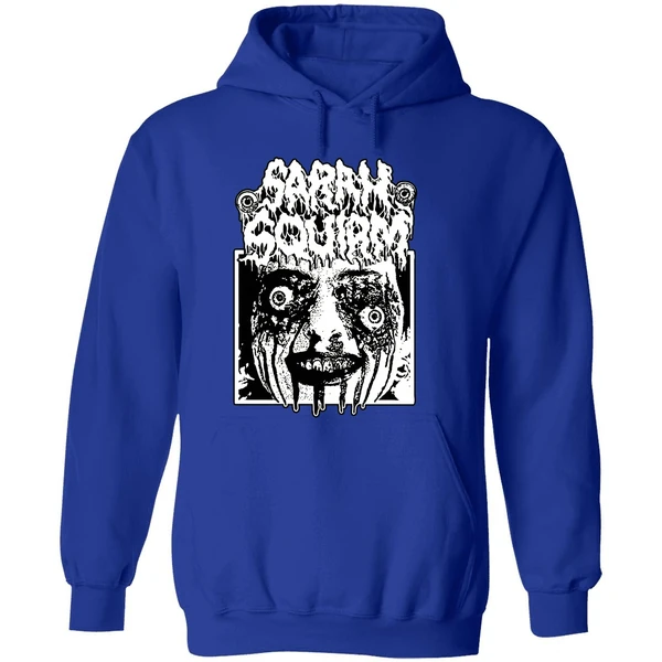 Sarah Squirm Metal Face Horror Hoodie - Image 7