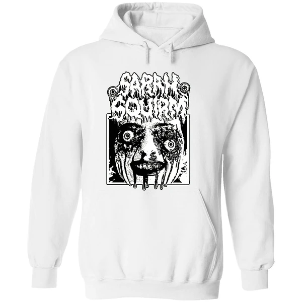 Sarah Squirm Metal Face Horror Hoodie - Image 8