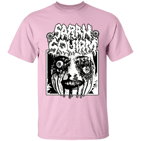Sarah Squirm Metal Face Horror Shirt - Image 2