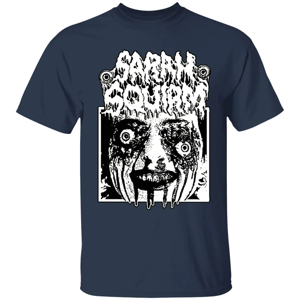 Sarah Squirm Metal Face Horror Shirt - Image 4