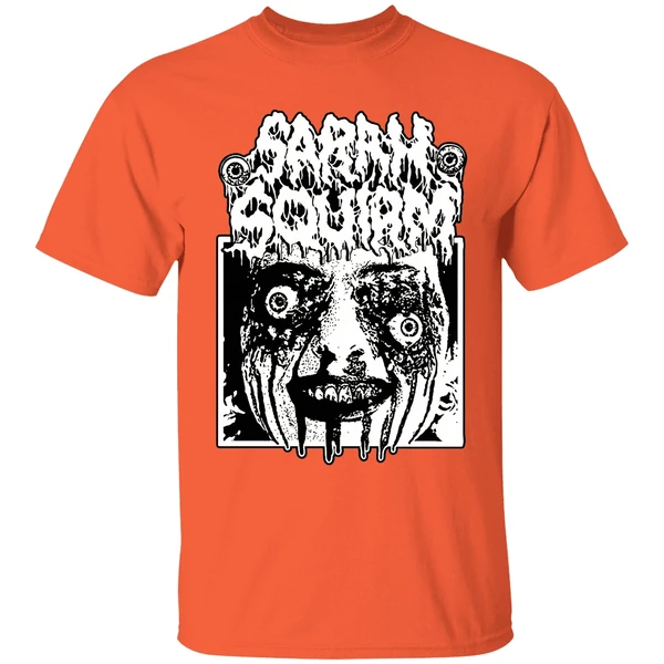 Sarah Squirm Metal Face Horror Shirt - Image 5