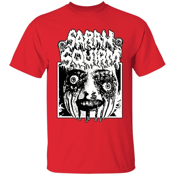 Sarah Squirm Metal Face Horror Shirt - Image 6