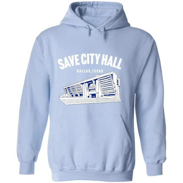 Save City Hall Dallas Texas Hoodie - Image 4