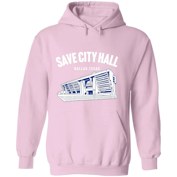Save City Hall Dallas Texas Hoodie - Image 5