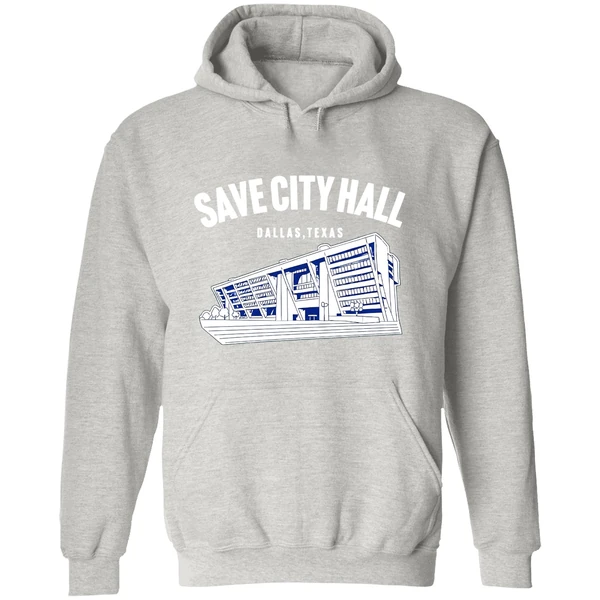 Save City Hall Dallas Texas Hoodie - Image 9
