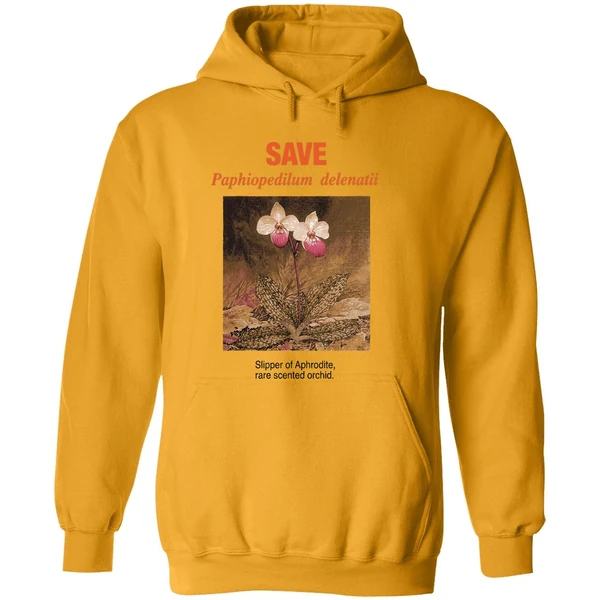 Save Paphiopedilum Delenatii Slipper Of Aphrodite Rare Scented Orchid Hoodie
