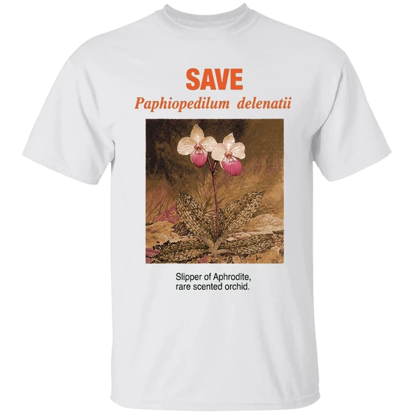 Save Paphiopedilum Delenatii Slipper Of Aphrodite Rare Scented Orchid Shirt