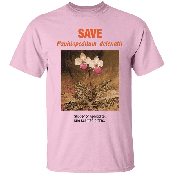 Save Paphiopedilum Delenatii Slipper Of Aphrodite Rare Scented Orchid Shirt - Image 2
