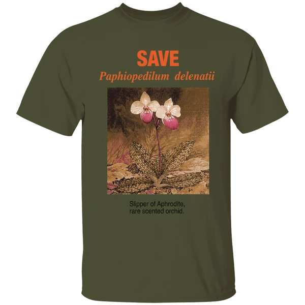 Save Paphiopedilum Delenatii Slipper Of Aphrodite Rare Scented Orchid Shirt - Image 9