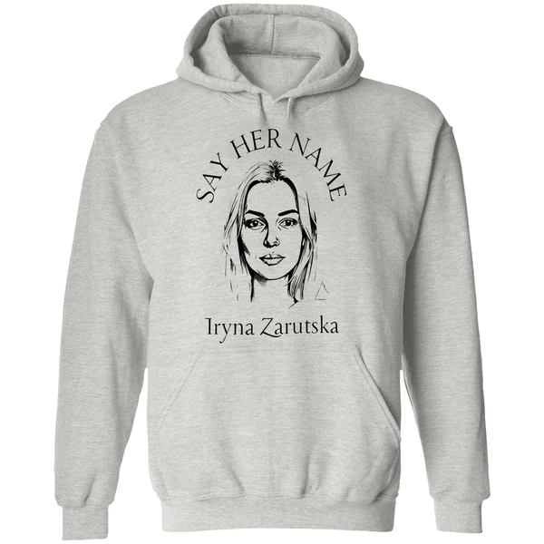 Say Her Name Iryna Zarutska Ukrainian Hoodie - Image 9