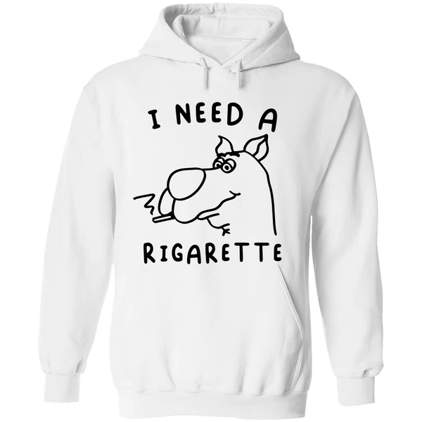 Scooby Doo I Need A Rigarette Hoodie - Image 8
