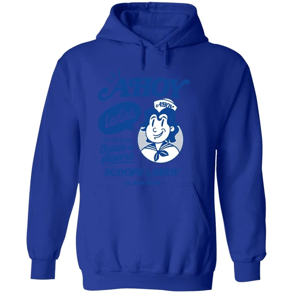 Scoops Ahoy Set Sail On The Ocean Of Flavors Stranger Things Hoodie - Image 7
