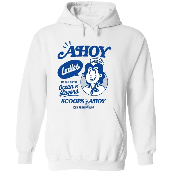 Scoops Ahoy Set Sail On The Ocean Of Flavors Stranger Things Hoodie - Image 8