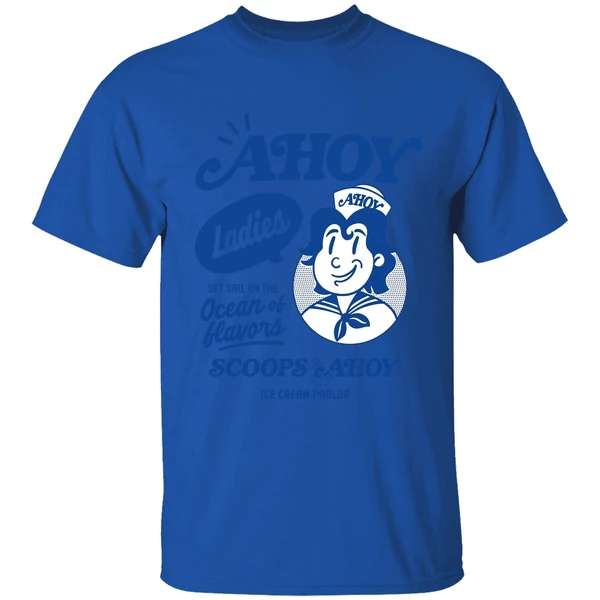 Scoops Ahoy Set Sail On The Ocean Of Flavors Stranger Things Shirt - Image 5