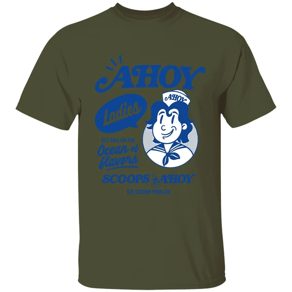 Scoops Ahoy Set Sail On The Ocean Of Flavors Stranger Things Shirt - Image 9