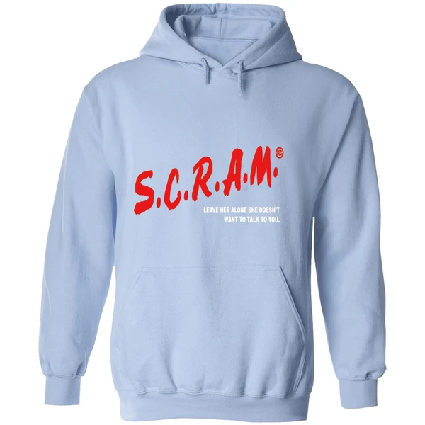 Scram Leave Her Alone She Doesnt Want To Talk To You Hoodie - Image 4