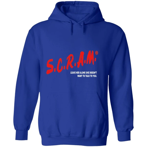 Scram Leave Her Alone She Doesnt Want To Talk To You Hoodie - Image 7
