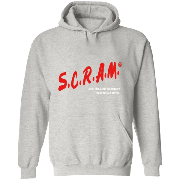 Scram Leave Her Alone She Doesnt Want To Talk To You Hoodie - Image 9
