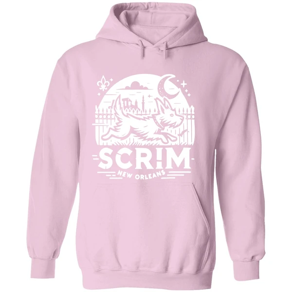 Scrim New Orleans Houdini Hound Live Free Or Bark Trying Hoodie - Image 5