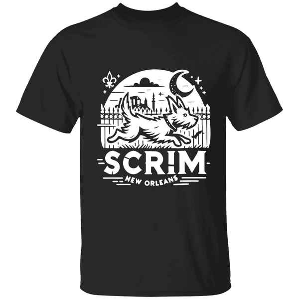 Scrim New Orleans Houdini Hound Live Free Or Bark Trying Shirt