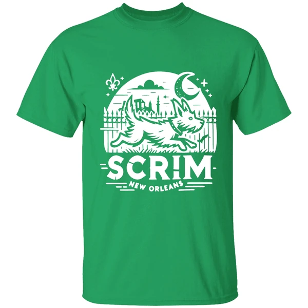 Scrim New Orleans Houdini Hound Live Free Or Bark Trying Shirt - Image 2