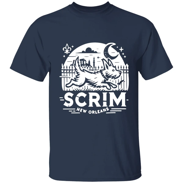 Scrim New Orleans Houdini Hound Live Free Or Bark Trying Shirt - Image 5