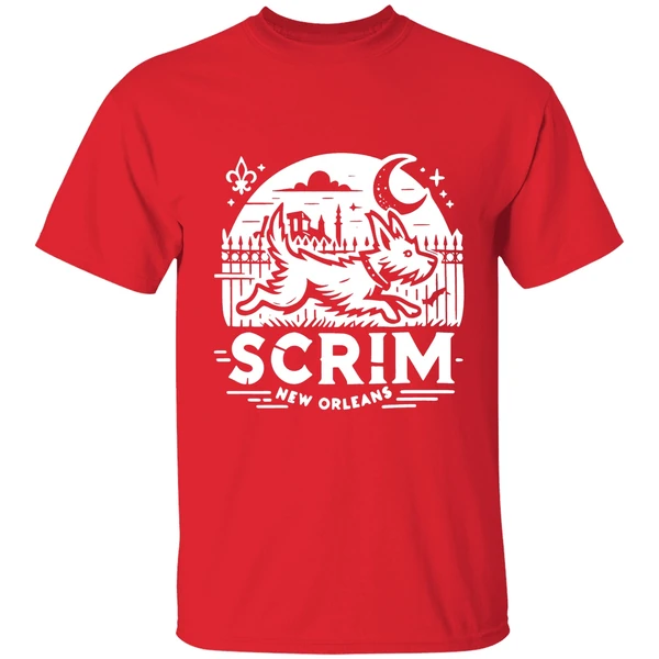 Scrim New Orleans Houdini Hound Live Free Or Bark Trying Shirt - Image 7