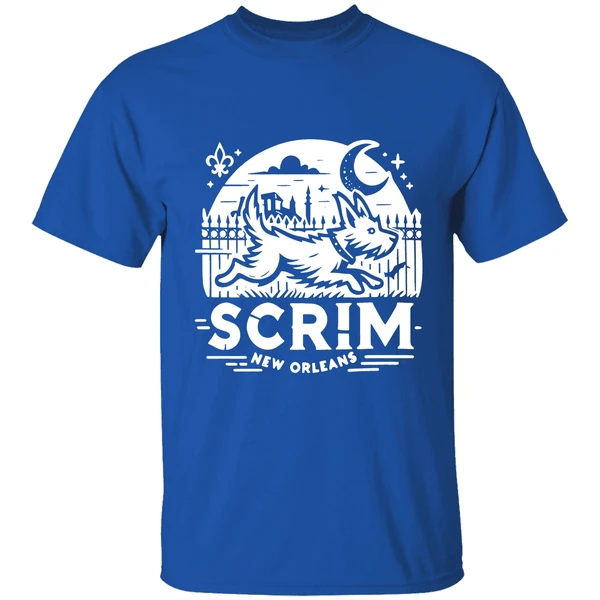 Scrim New Orleans Houdini Hound Live Free Or Bark Trying Shirt - Image 8
