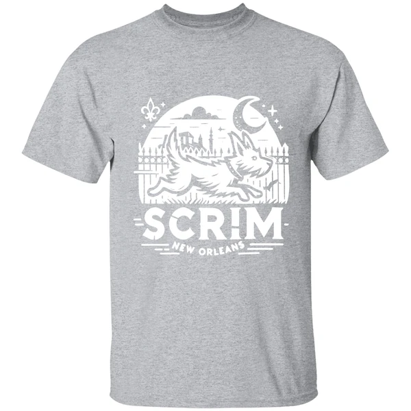 Scrim New Orleans Houdini Hound Live Free Or Bark Trying Shirt - Image 9