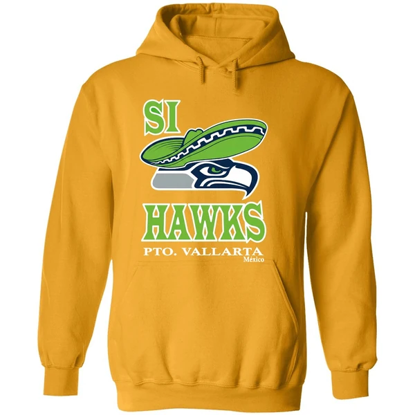 Seahawks Si Hawks Pto Valiarta Mexico Hoodie