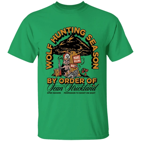 Sean Strickland Wolf Hunting Season By Order Of Shirt - Image 8