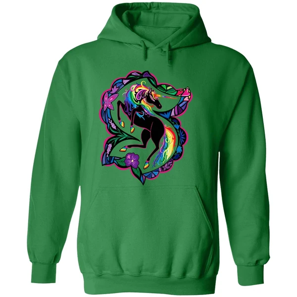 Seattle Kraken Unicorn Pride Logo Hoodie - Image 2