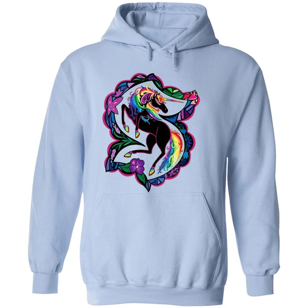Seattle Kraken Unicorn Pride Logo Hoodie - Image 4